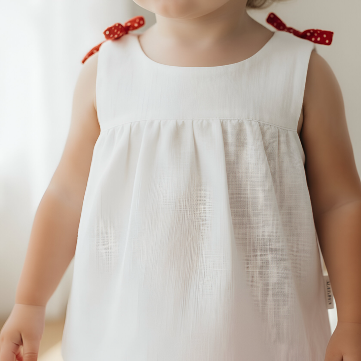 Baby Girls Amelia Top - White