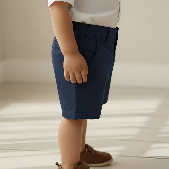 Baby Boys Chino Shorts - Navy 26