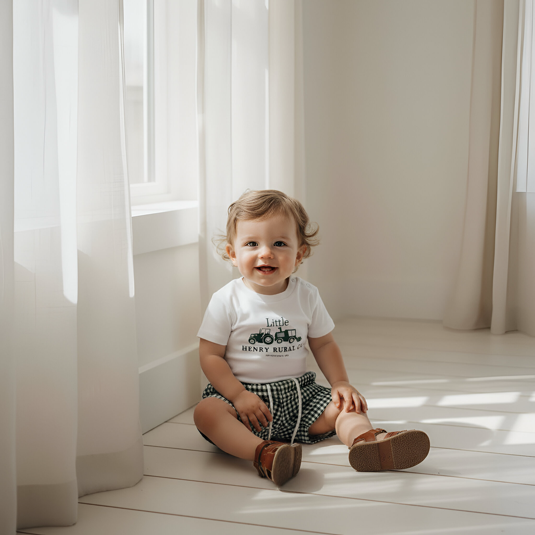 Baby Boys Tractor Tee - Green 26