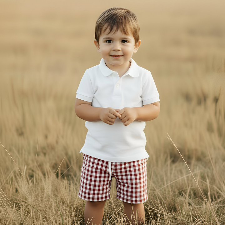 Boys Polo Shirt - White