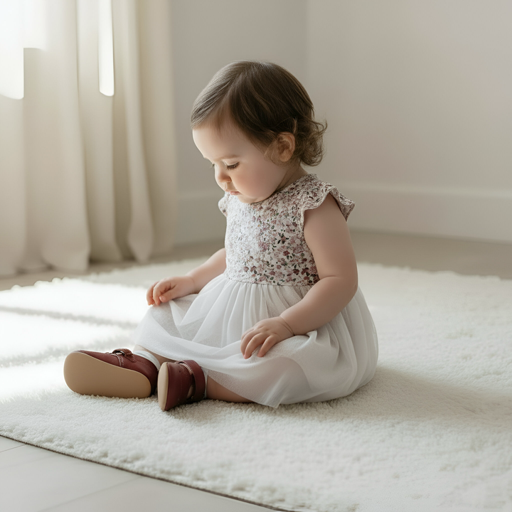 Baby Girls Lottie Dress - Pink Petite Floral