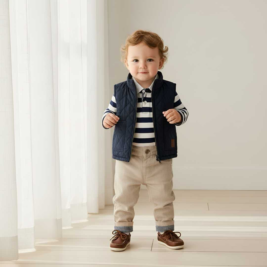 Baby Boys Chino Pant - Stone
