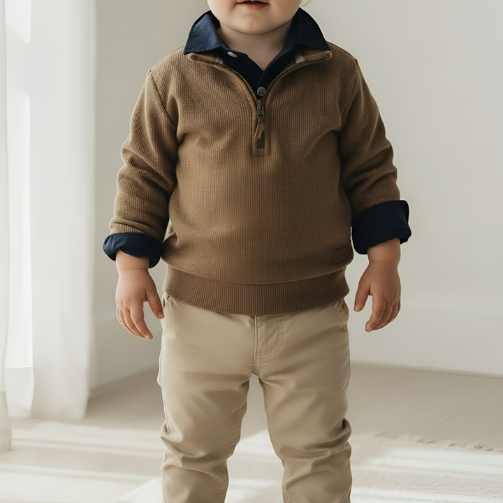 Baby Boys Chino Pant - Stone
