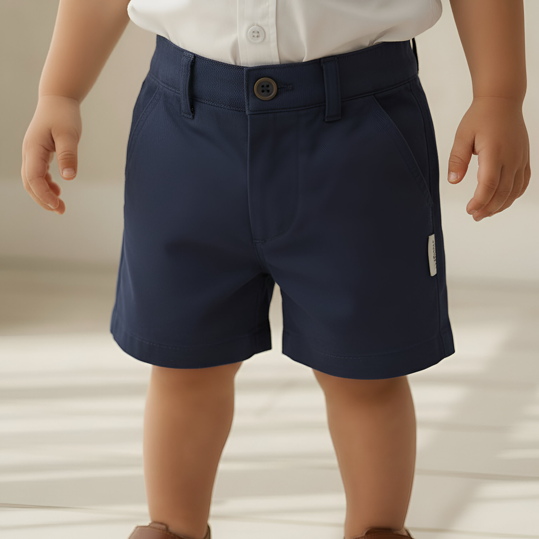 Baby Boys Chino Shorts - Navy 26