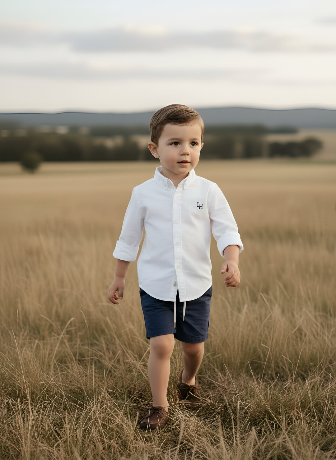 Boys Oxford Dress Shirt -  White