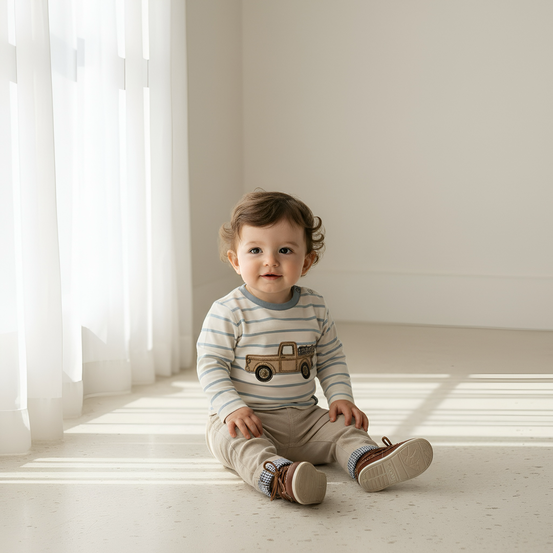 Boys LS Applique Tee - Old Ute