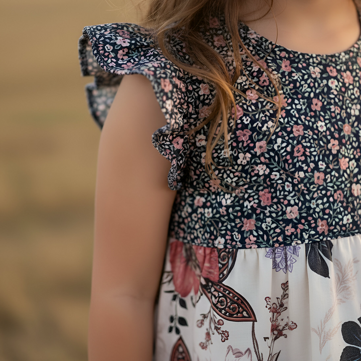 Girls Ivy Dress -  Meadow Floral