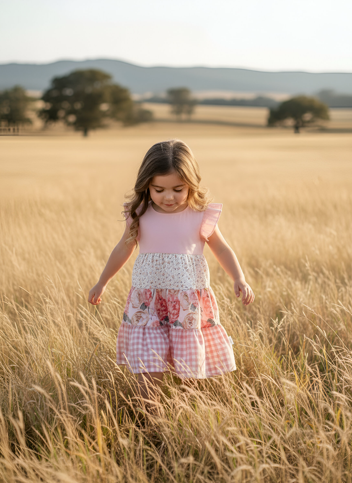 Girls Ivy Dress - Pretty Blossom