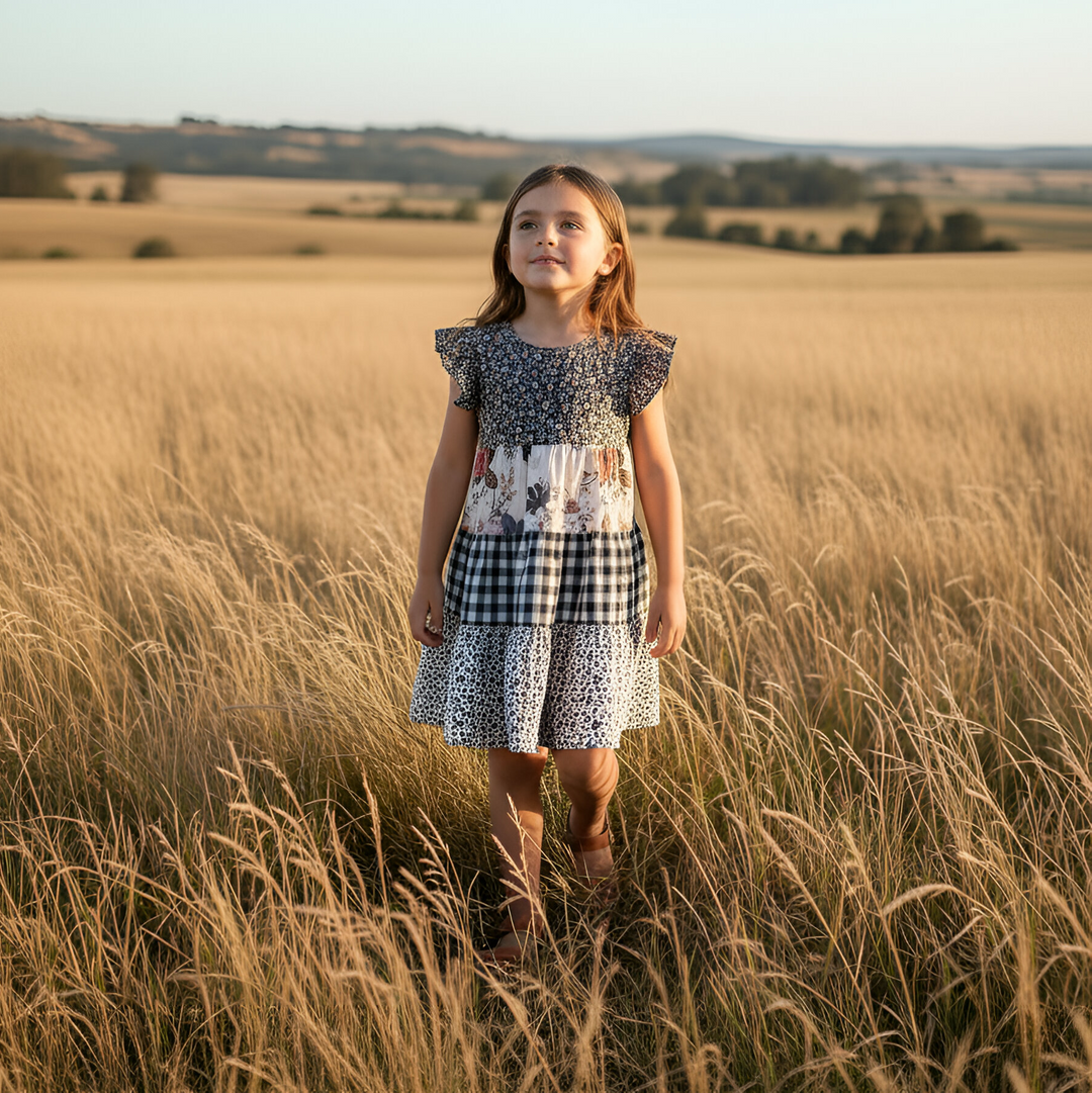Girls Ivy Dress -  Meadow Floral