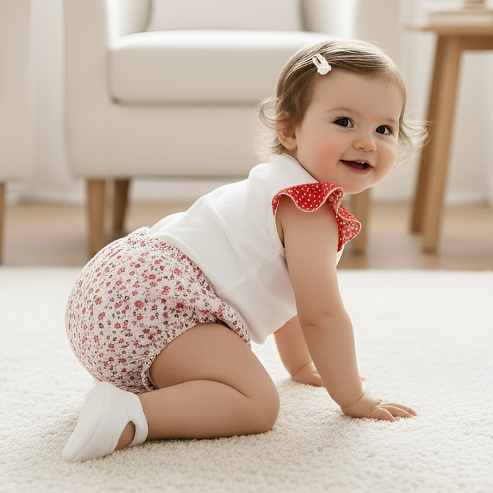 Baby Girls Pilcher - Pink Petite Floral