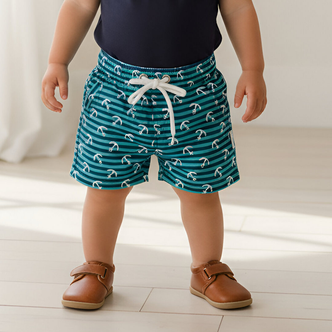 Baby Boys Sonny Short - Coastal Anchors 26