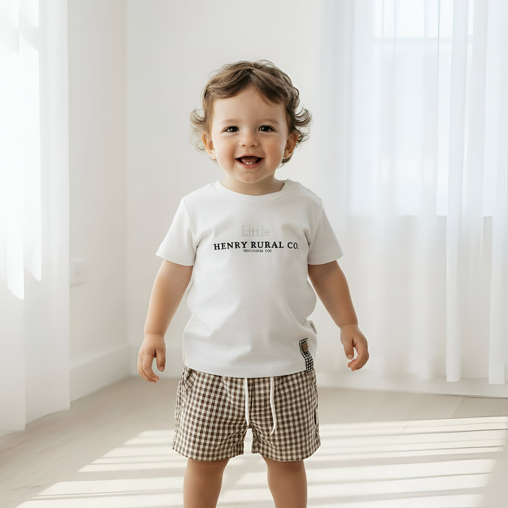 Baby Boys Henry Rural Co Tee - White 26