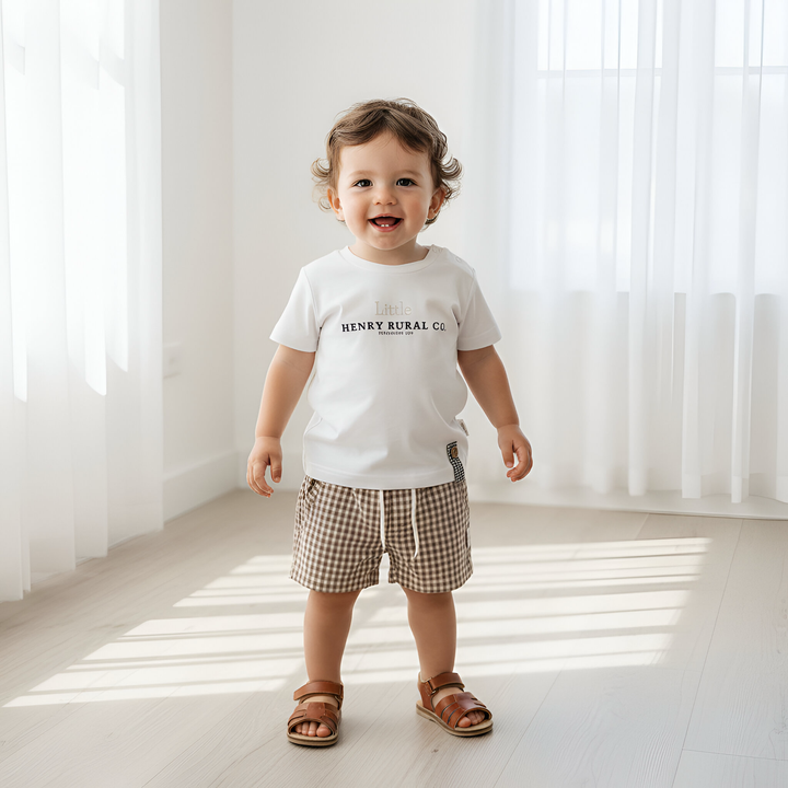 Baby Boys Henry Rural Co Tee - White 26