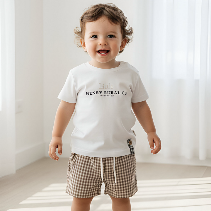 Baby Boys Henry Rural Co Tee - White 26