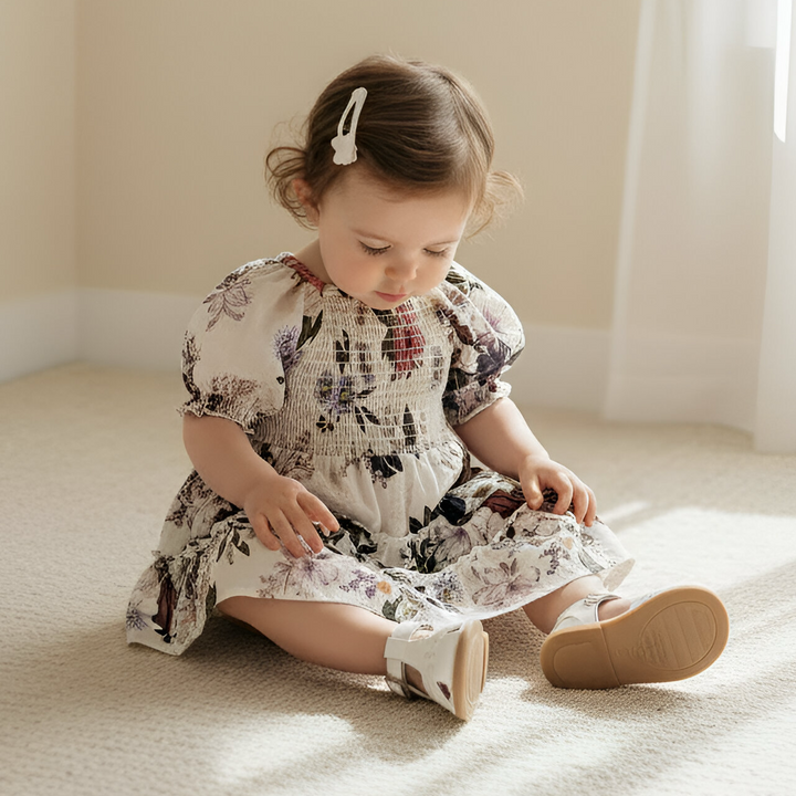 Baby Girls Daisy Dress -  Native Floral