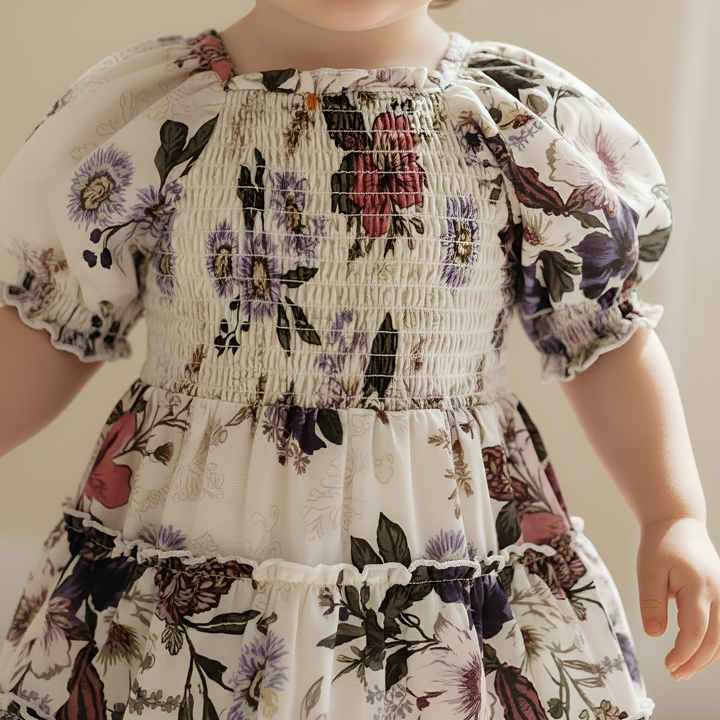 Baby Girls Daisy Dress -  Native Floral