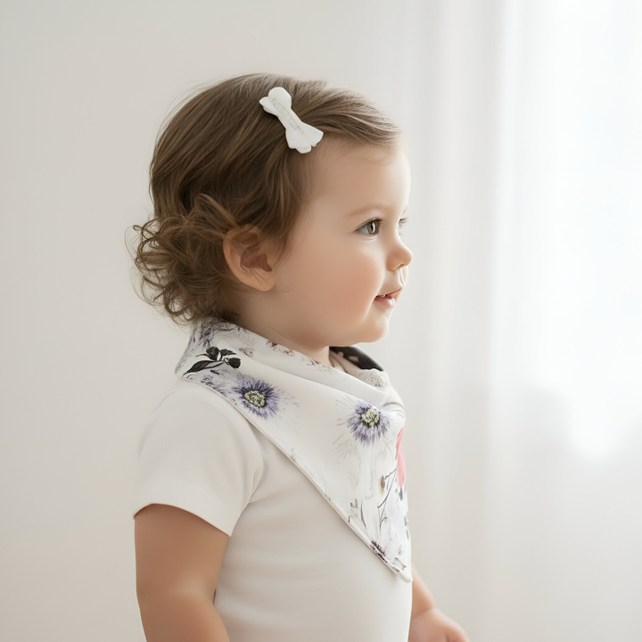 Baby Girls Dribble Bib - Native Floral