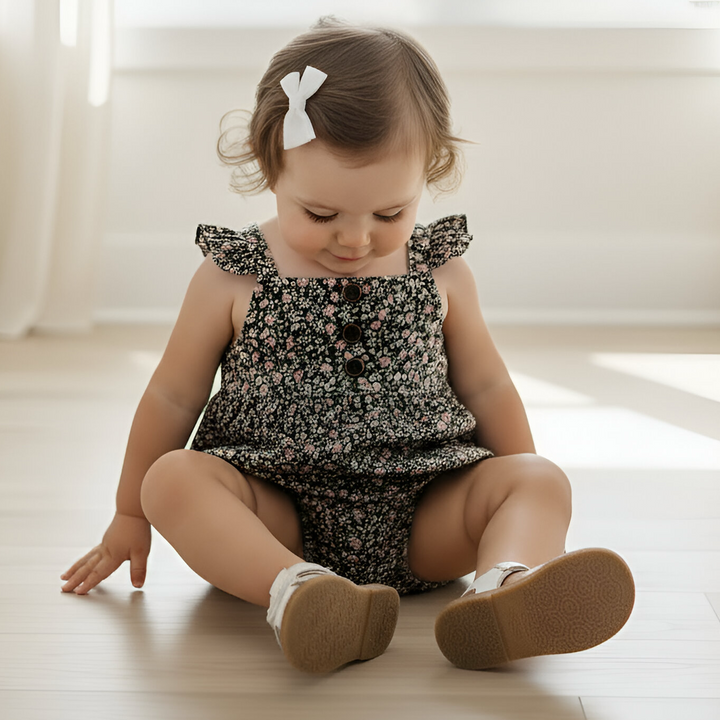 Baby Girls Freya Playsuit - Vintage Posy