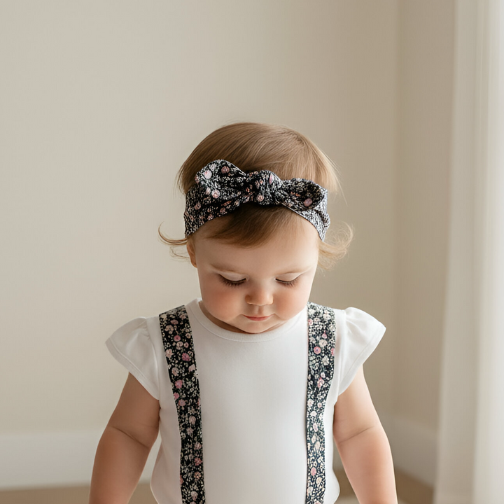 Girls Headband - Vintage Posy