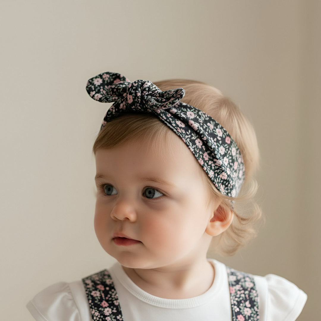 Girls Headband - Vintage Posy