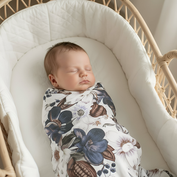 Girls Muslin Wrap - Meadow Nights