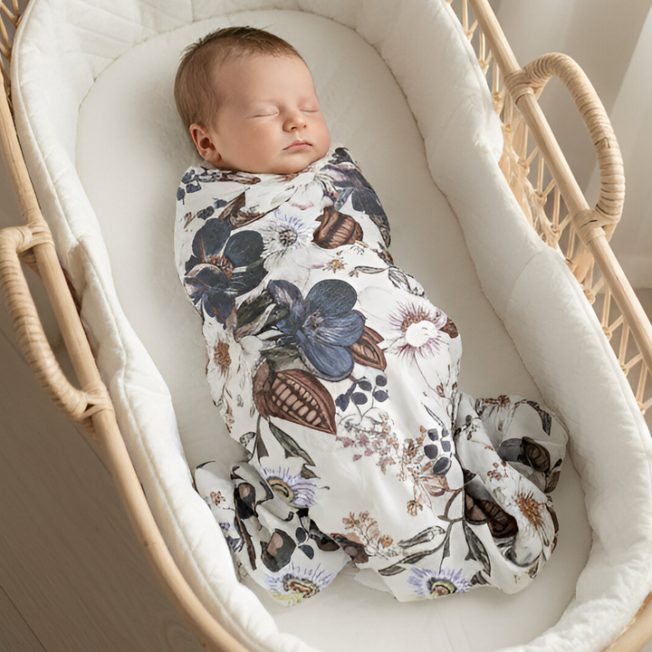 Girls Muslin Wrap - Meadow Nights