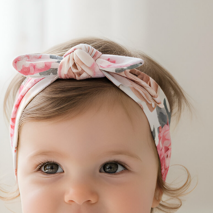 Girls Headband - Pink Blossom