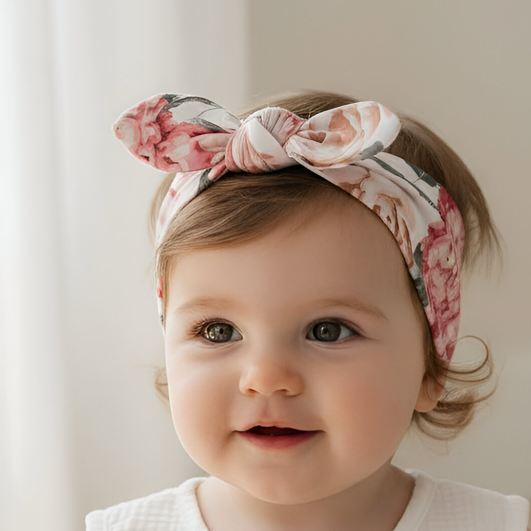 Girls Headband - Pink Blossom