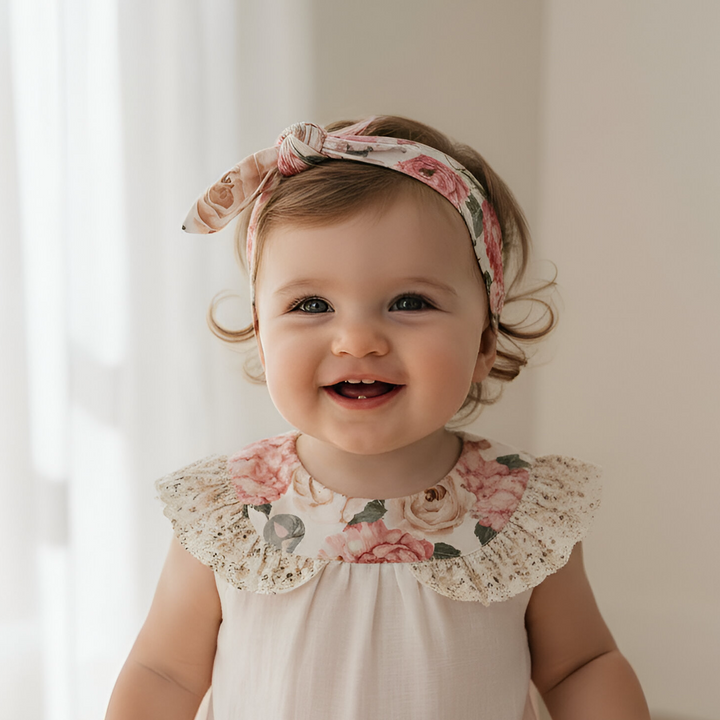 Girls Headband - Pink Blossom