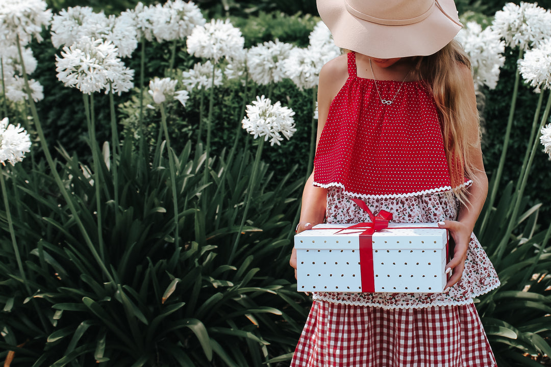 Girls Sadie Dress -  Festive Floral