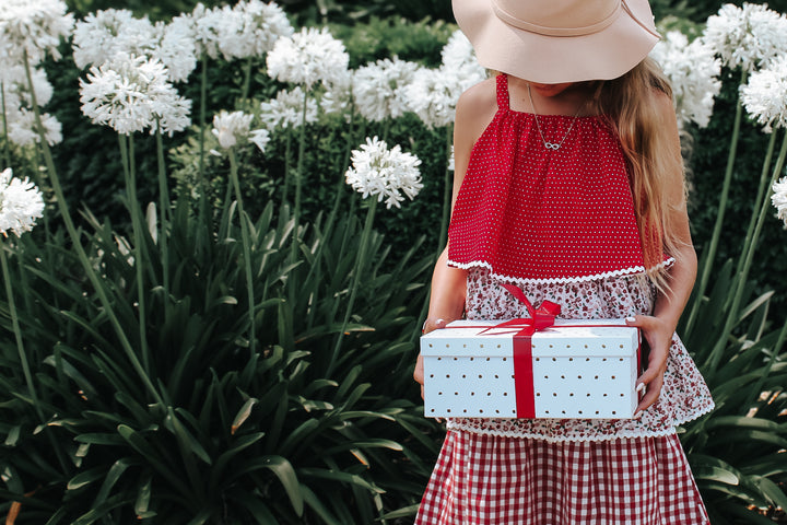 Girls Sadie Dress -  Festive Floral