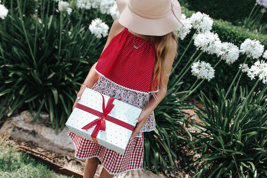 Girls Sadie Dress -  Festive Floral