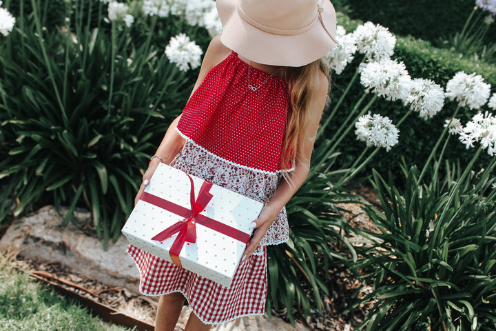 Girls Sadie Dress -  Festive Floral