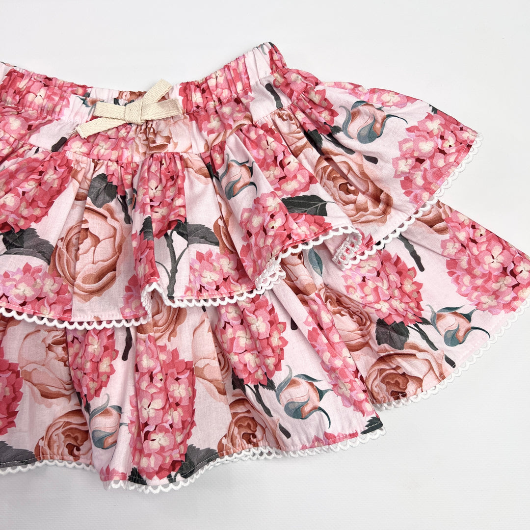Girls Frilly Skirt - Pink Blossom