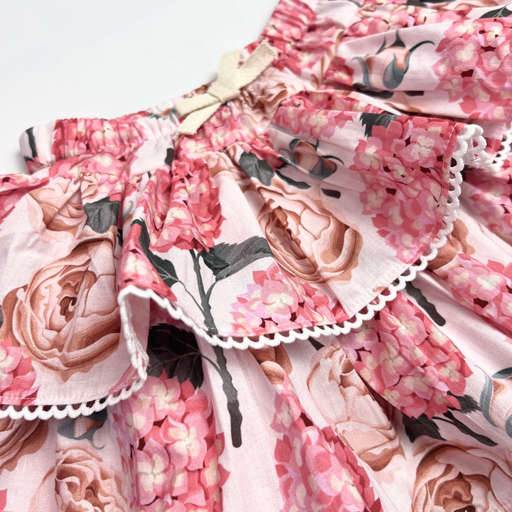 Girls Frilly Skirt - Pink Blossom