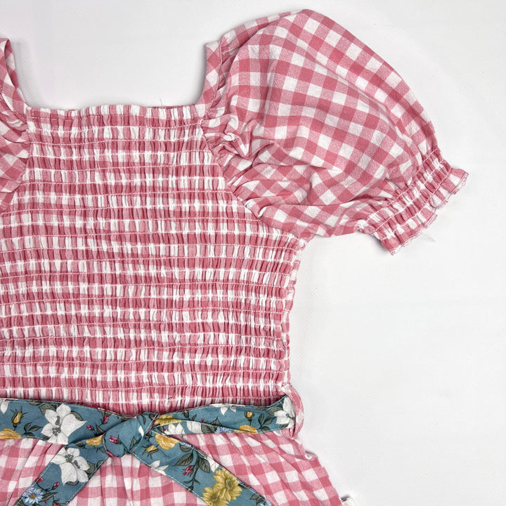 Girls Tilly Playsuit -  Pink Check
