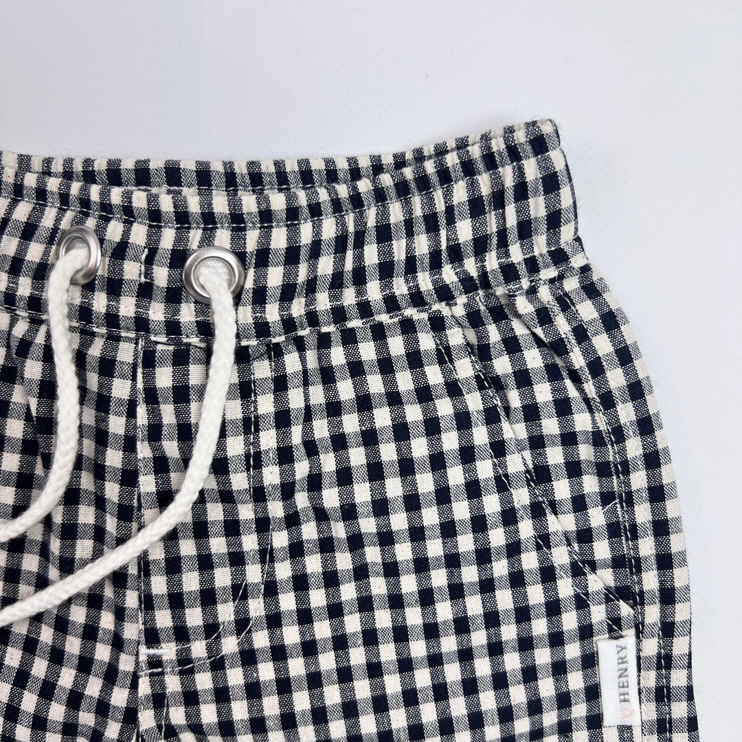 Baby Boys Sonny Short - Navy Check 26