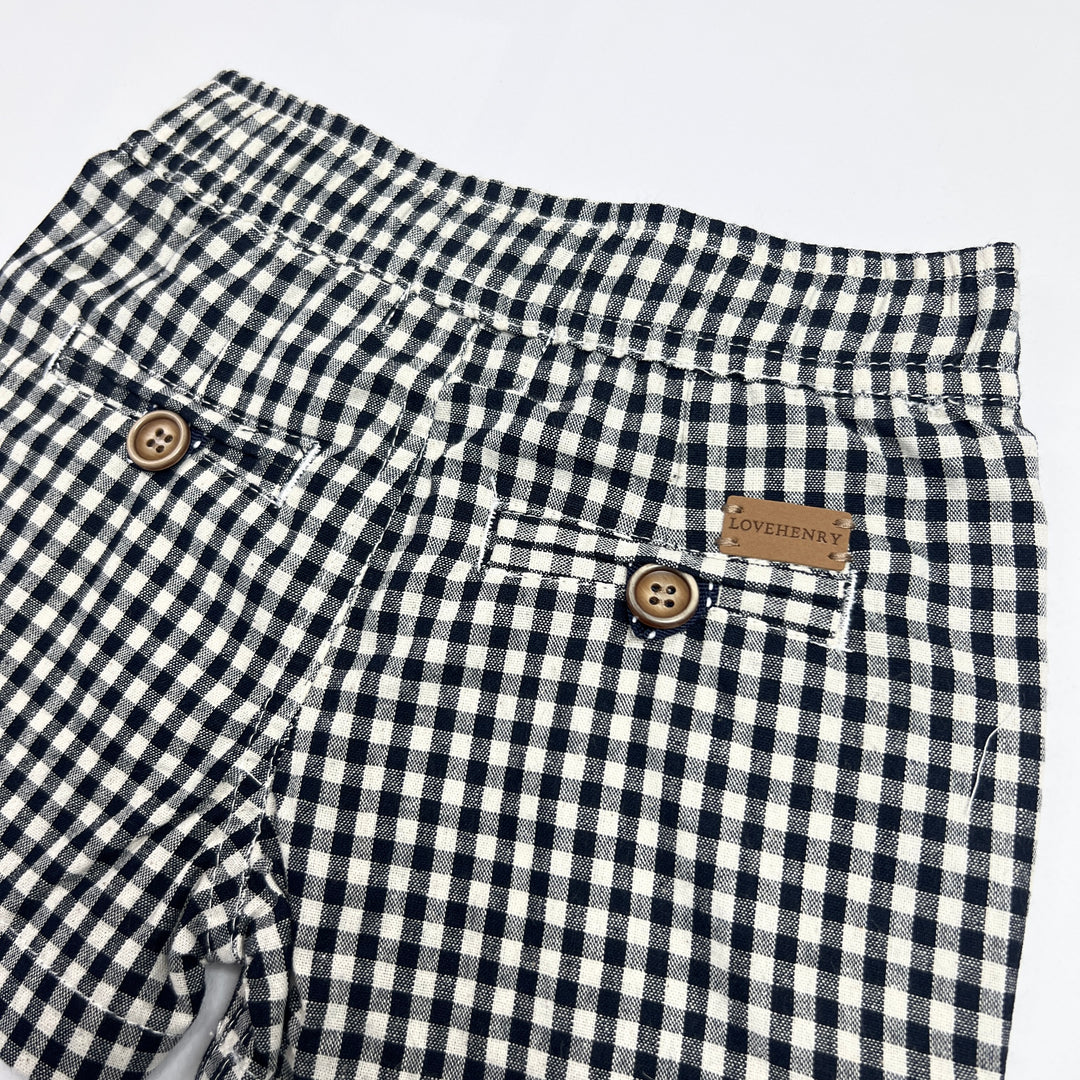 Baby Boys Sonny Short - Navy Check 26