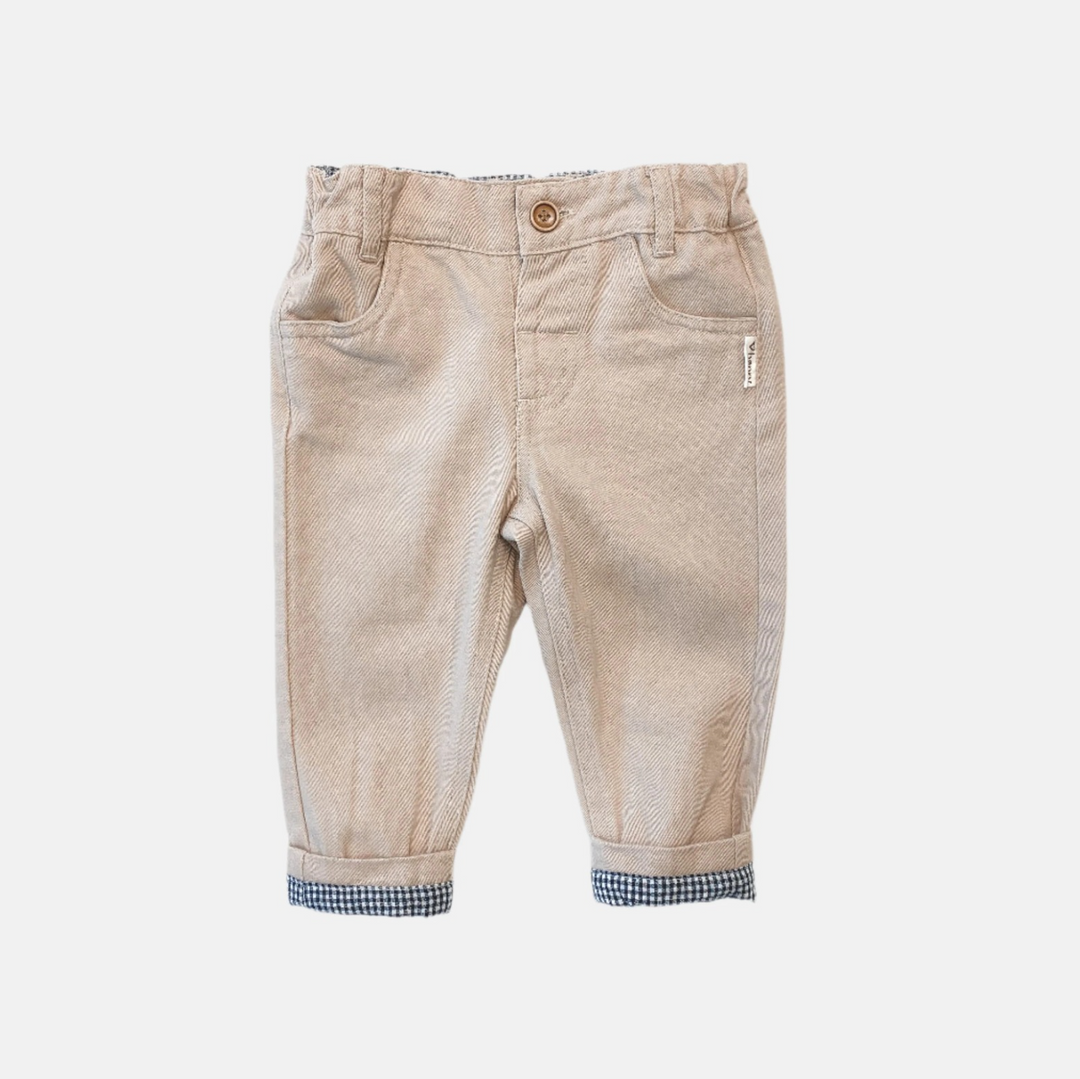 Baby Boys Chino Pant - Stone
