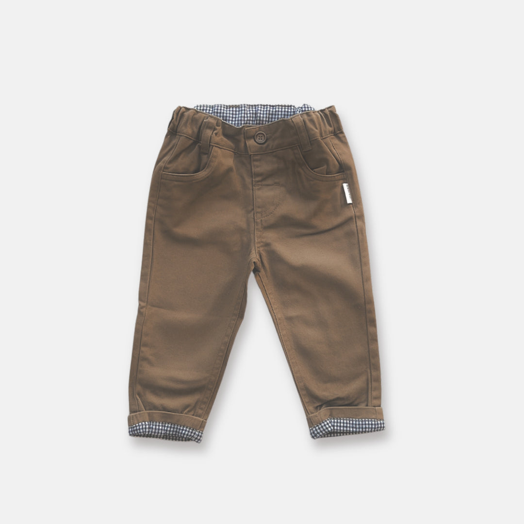 Baby Boys Chino Pant - Taupe