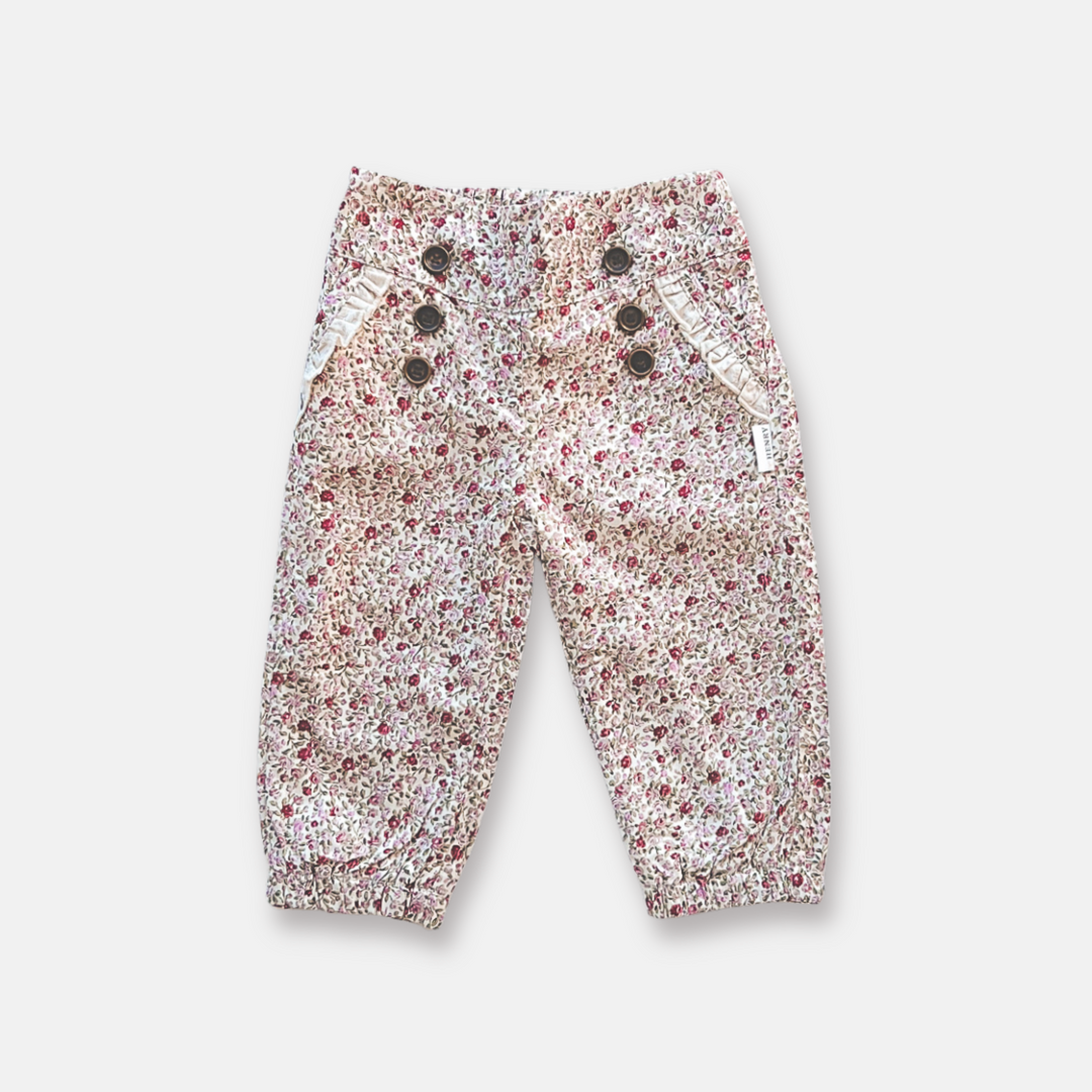 Baby Girls Harem Pants - Lovely Floral