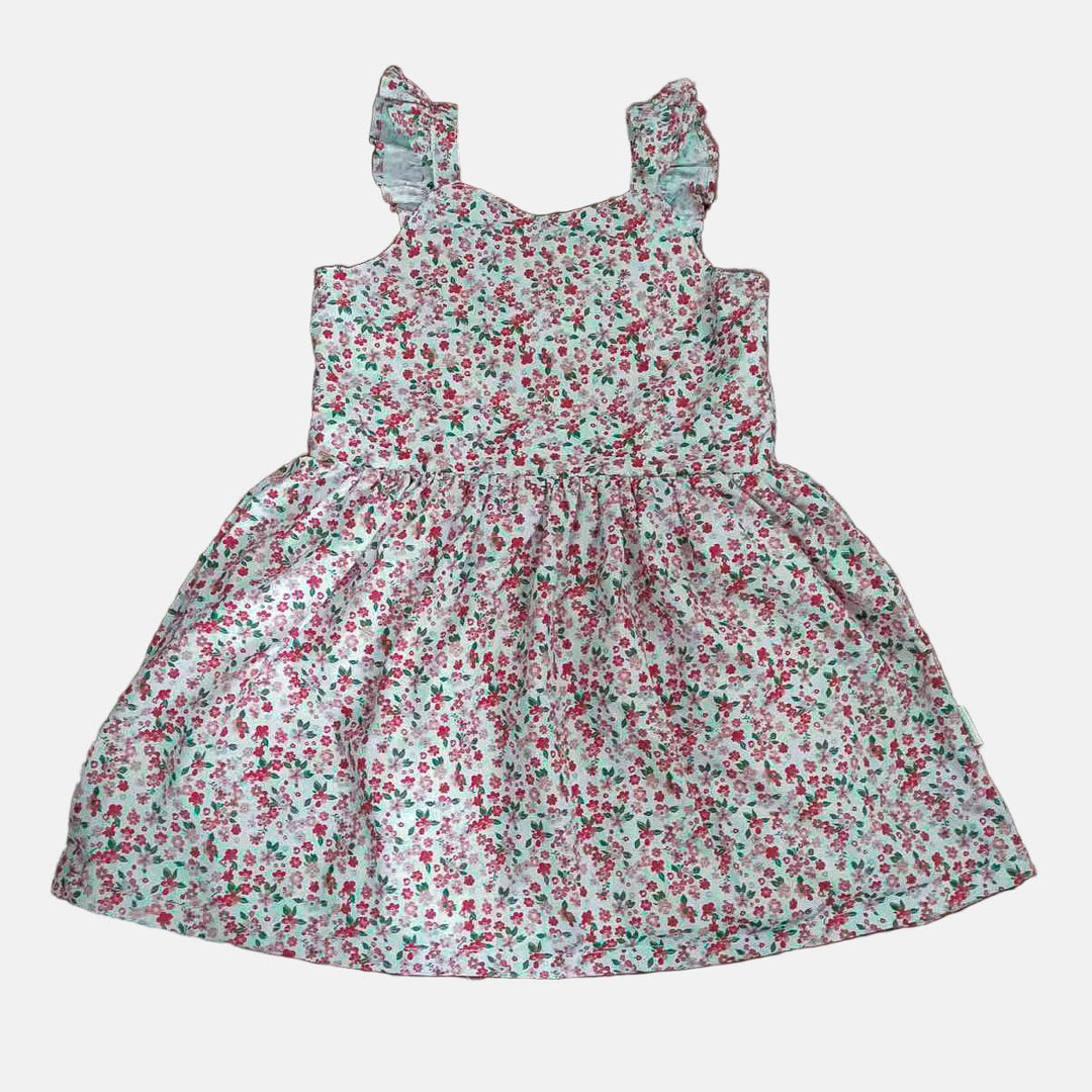 Girls Ellie Dress - Pink Petite Floral