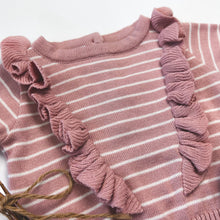 Load image into Gallery viewer, Korango Outerwear Baby Girls Frill Knit Sweater

