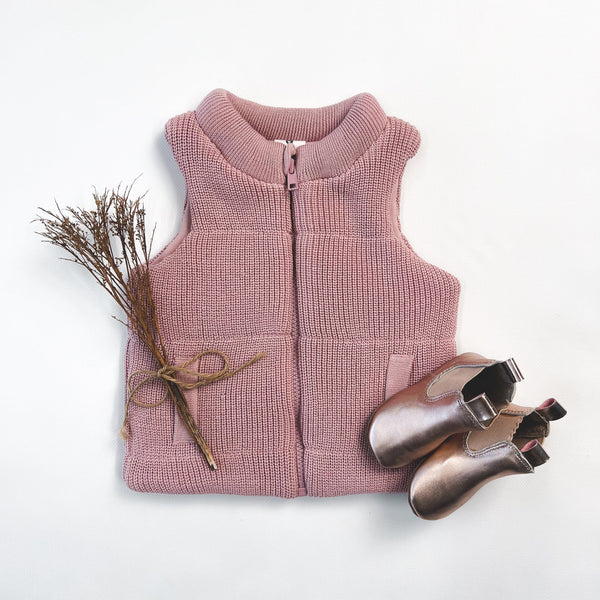 Girls knitted store vest