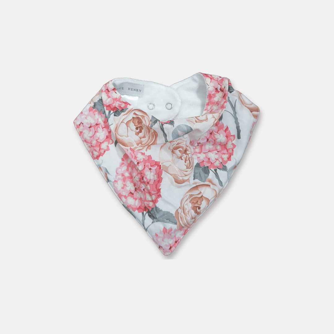 Love Henry Accessories Baby Girls Dribble Bib - Pink Blossom