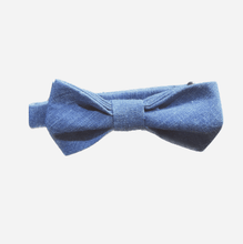 Load image into Gallery viewer, Love Henry Accessories Boys Bow Tie - Dark Chambray
