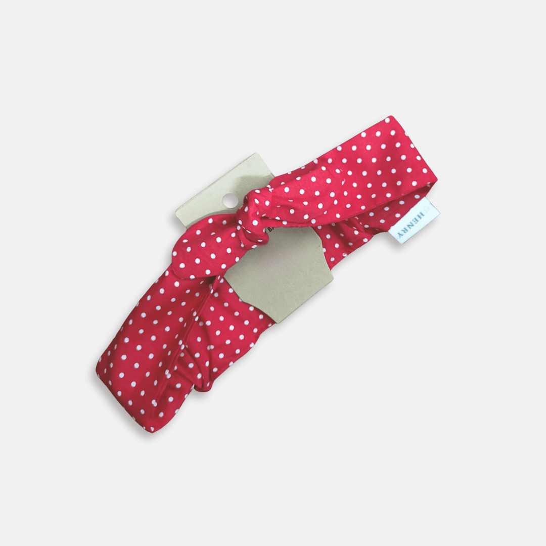 Love Henry Accessories Girls Headband - Red Polka Dots