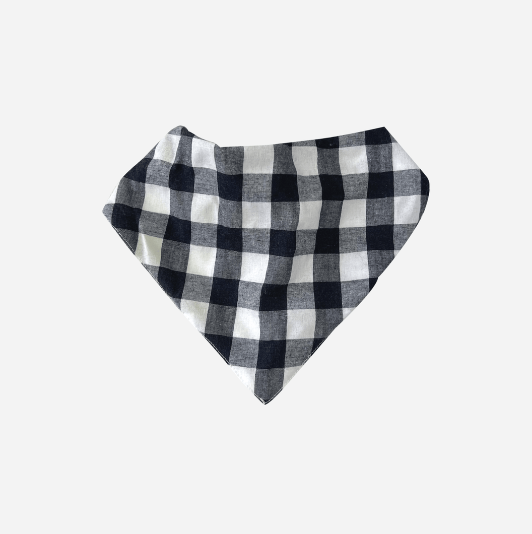 Love Henry Accessories One Size Boys Dribble Bib - Large Navy Check