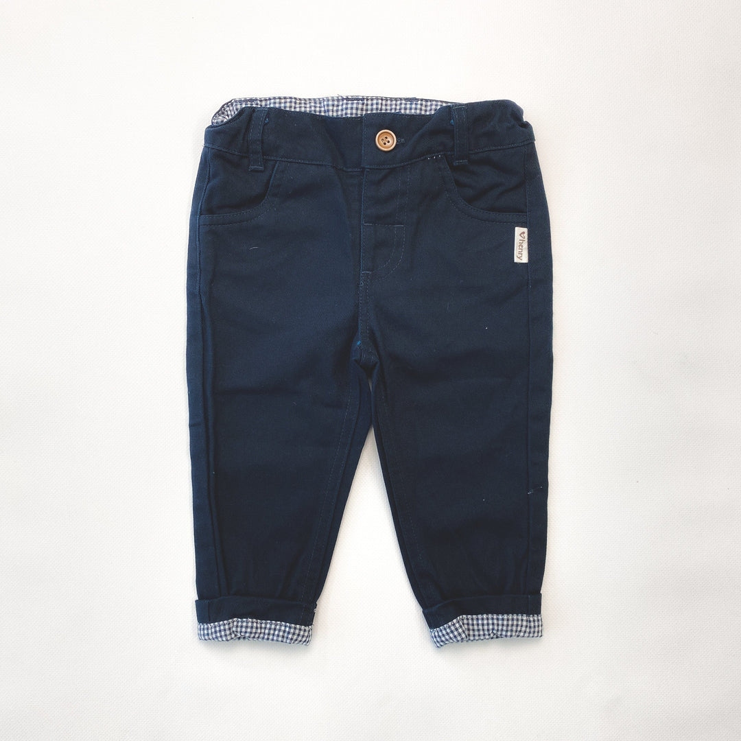 Love Henry Bottoms Baby Boys Chino Pant - Navy