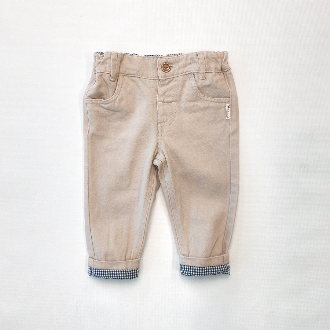 Love Henry Bottoms Baby Boys Chino Pant - Stone